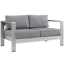 Load image into Gallery viewer, Shore Outdoor Patio Aluminum Loveseat