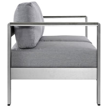 Load image into Gallery viewer, Shore Outdoor Patio Aluminum Loveseat