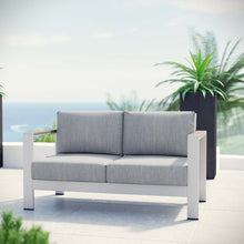 Load image into Gallery viewer, Shore Outdoor Patio Aluminum Loveseat