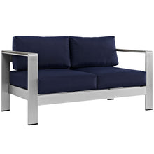 Load image into Gallery viewer, Shore Outdoor Patio Aluminum Loveseat