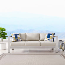 Load image into Gallery viewer, Shore Outdoor Patio Aluminum Sofa