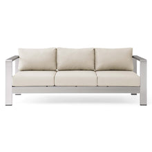 Load image into Gallery viewer, Shore Outdoor Patio Aluminum Sofa
