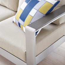 Load image into Gallery viewer, Shore Outdoor Patio Aluminum Sofa