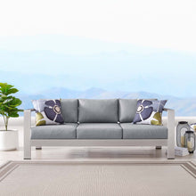 Load image into Gallery viewer, Shore Outdoor Patio Aluminum Sofa