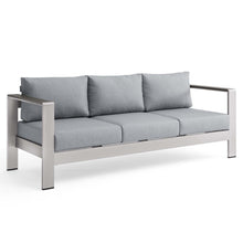Load image into Gallery viewer, Shore Outdoor Patio Aluminum Sofa