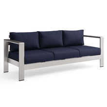 Load image into Gallery viewer, Shore Outdoor Patio Aluminum Sofa