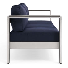 Load image into Gallery viewer, Shore Outdoor Patio Aluminum Sofa