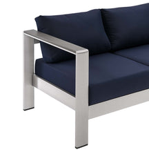 Load image into Gallery viewer, Shore Outdoor Patio Aluminum Sofa