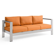 Load image into Gallery viewer, Shore Outdoor Patio Aluminum Sofa