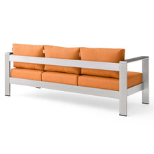 Load image into Gallery viewer, Shore Outdoor Patio Aluminum Sofa
