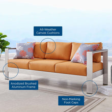 Load image into Gallery viewer, Shore Outdoor Patio Aluminum Sofa