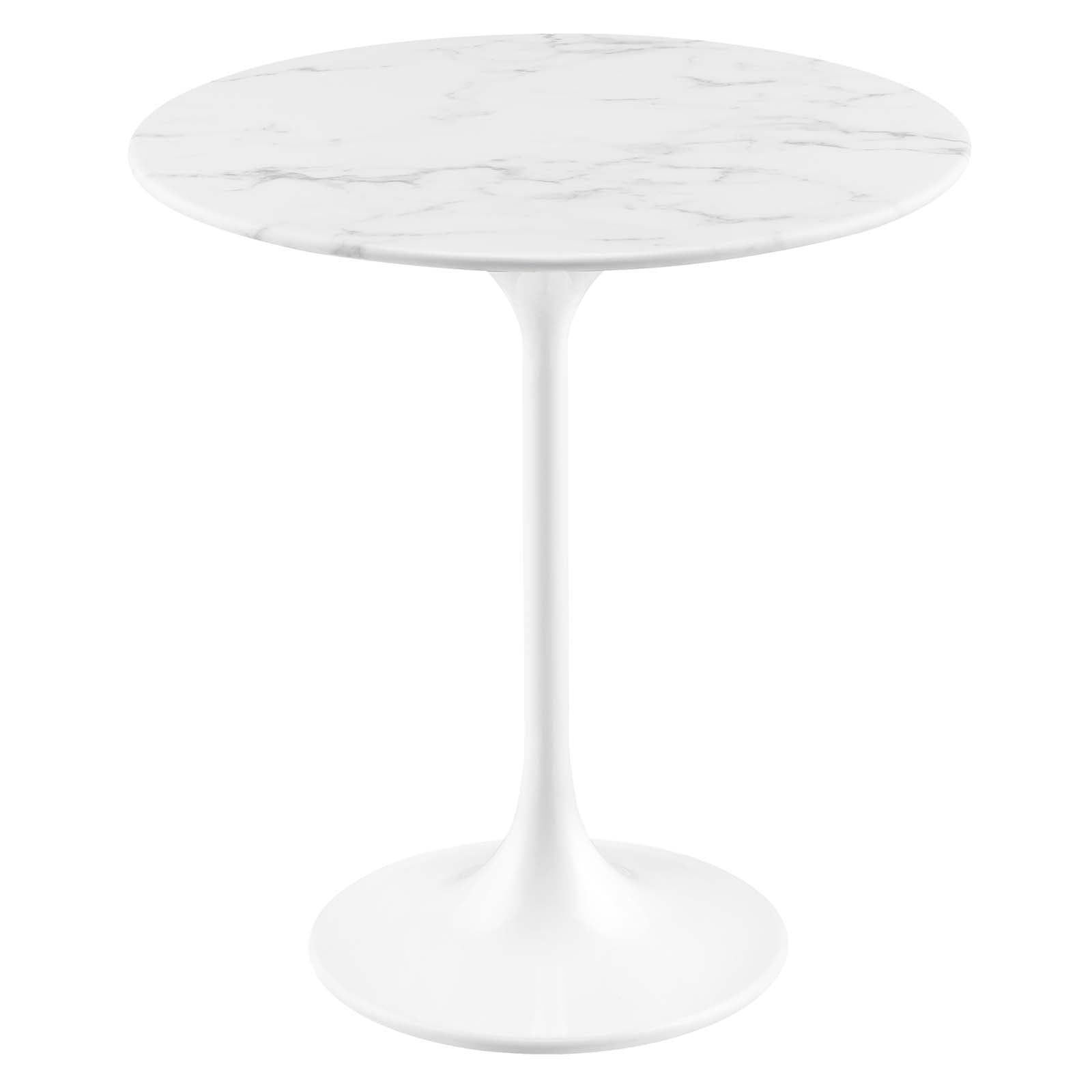 Tulip SideTable In Artificial Marble