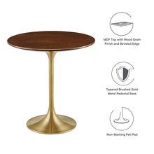 Load image into Gallery viewer, Tulip Side Table Walnut