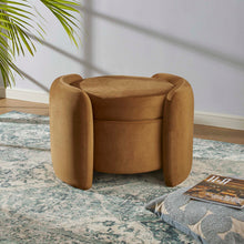Load image into Gallery viewer, Nebula Upholstered Performance Velvet Ottoman