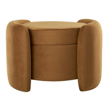 Load image into Gallery viewer, Nebula Upholstered Performance Velvet Ottoman