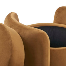 Load image into Gallery viewer, Nebula Upholstered Performance Velvet Ottoman