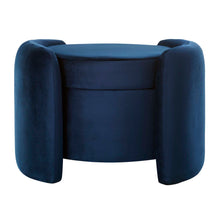 Load image into Gallery viewer, Nebula Upholstered Performance Velvet Ottoman