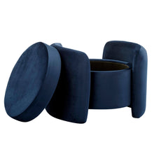 Load image into Gallery viewer, Nebula Upholstered Performance Velvet Ottoman