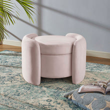 Load image into Gallery viewer, Nebula Upholstered Performance Velvet Ottoman