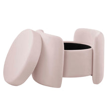 Load image into Gallery viewer, Nebula Upholstered Performance Velvet Ottoman