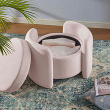 Load image into Gallery viewer, Nebula Upholstered Performance Velvet Ottoman