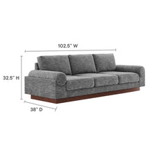 Load image into Gallery viewer, Oasis Upholstered Fabric Sofa: Modern Design, Cozy Seating, Stain-Resistant Comfort