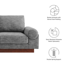 Load image into Gallery viewer, Oasis Upholstered Fabric Sofa: Modern Design, Cozy Seating, Stain-Resistant Comfort