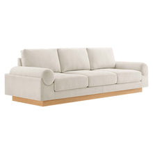 Load image into Gallery viewer, Oasis Upholstered Fabric Sofa: Modern Design, Cozy Seating, Stain-Resistant Comfort