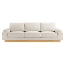 Load image into Gallery viewer, Oasis Upholstered Fabric Sofa: Modern Design, Cozy Seating, Stain-Resistant Comfort