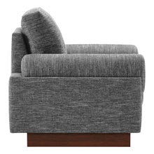 Load image into Gallery viewer, Oasis Upholstered Fabric Armchair: Modern Design, Cozy Seat, Stain-Resistant Comfort