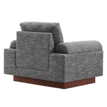Load image into Gallery viewer, Oasis Upholstered Fabric Armchair: Modern Design, Cozy Seat, Stain-Resistant Comfort