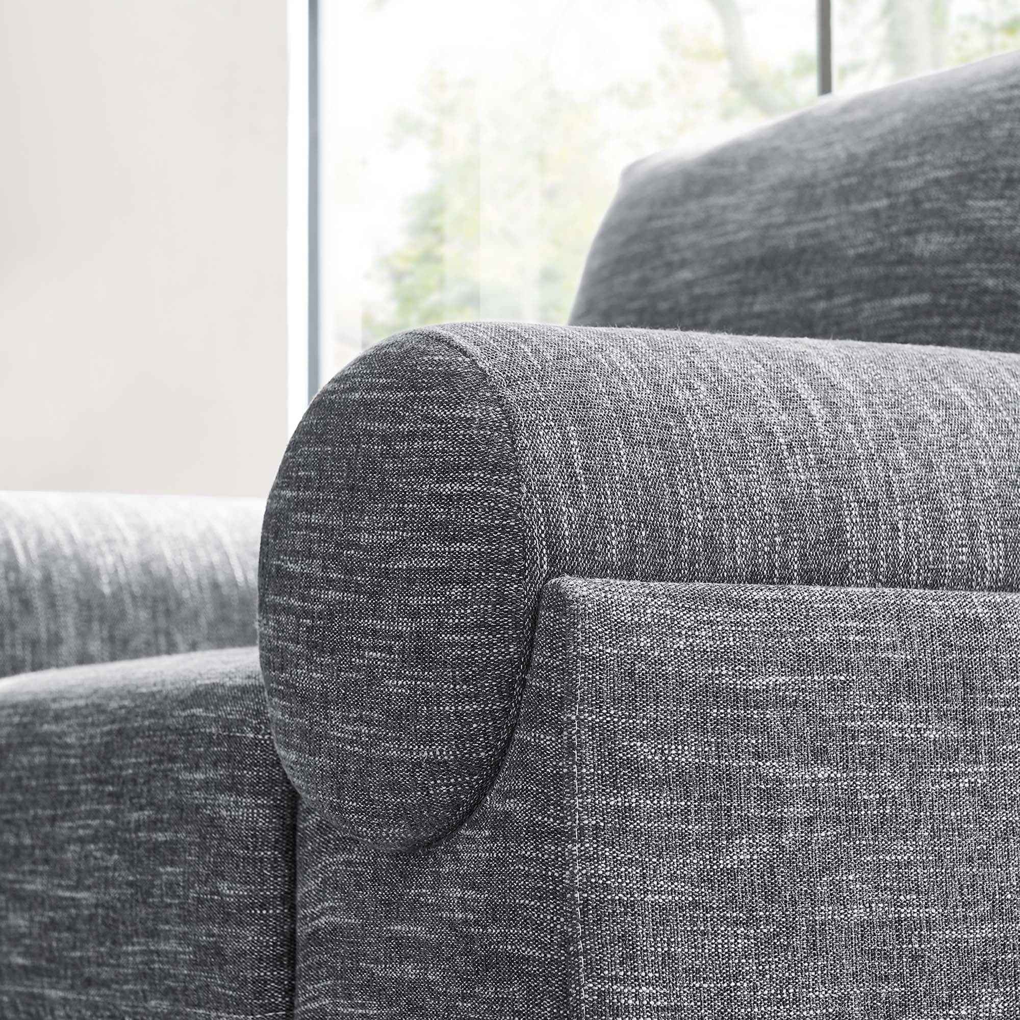 Oasis Upholstered Fabric Armchair: Modern Design, Cozy Seat, Stain-Resistant Comfort