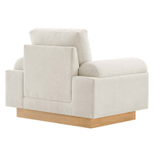 Load image into Gallery viewer, Oasis Upholstered Fabric Armchair: Modern Design, Cozy Seat, Stain-Resistant Comfort
