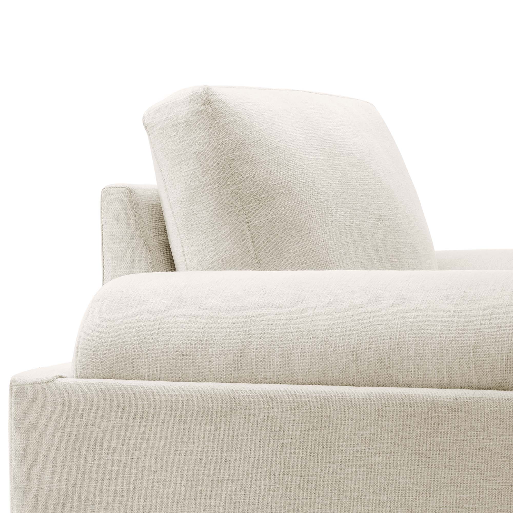 Oasis Upholstered Fabric Armchair: Modern Design, Cozy Seat, Stain-Resistant Comfort
