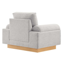 Load image into Gallery viewer, Oasis Upholstered Fabric Armchair: Modern Design, Cozy Seat, Stain-Resistant Comfort