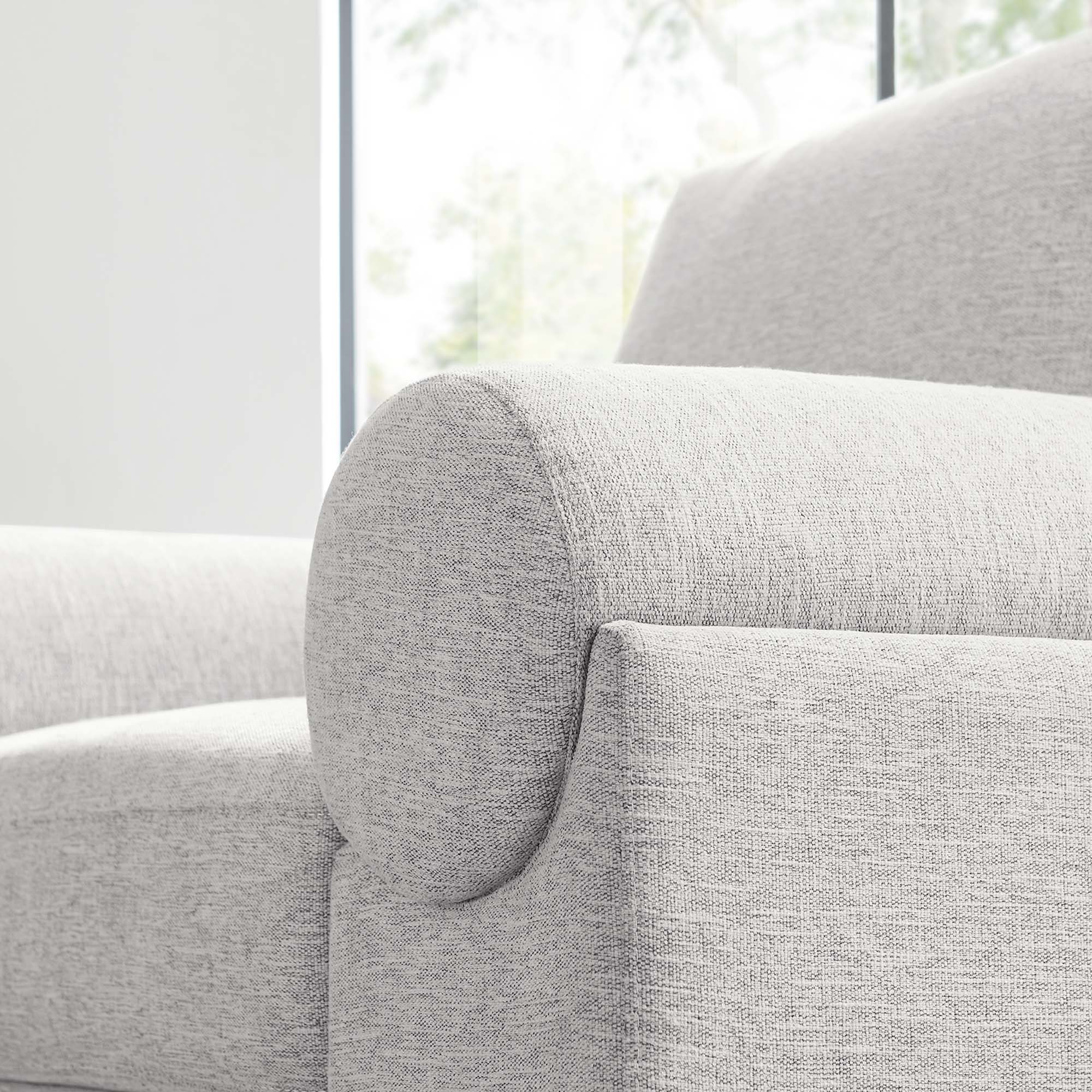 Oasis Upholstered Fabric Armchair: Modern Design, Cozy Seat, Stain-Resistant Comfort