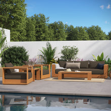 Load image into Gallery viewer, Tahoe 5-Piece Outdoor Patio Acacia Wood Furniture Set