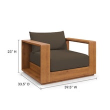 Load image into Gallery viewer, Tahoe 5-Piece Outdoor Patio Acacia Wood Furniture Set
