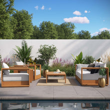 Load image into Gallery viewer, Tahoe 5-Piece Outdoor Patio Acacia Wood Furniture Set