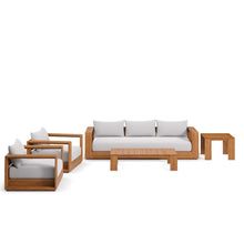 Load image into Gallery viewer, Tahoe 5-Piece Outdoor Patio Acacia Wood Furniture Set