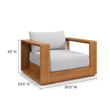 Load image into Gallery viewer, Tahoe 5-Piece Outdoor Patio Acacia Wood Furniture Set