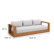 Load image into Gallery viewer, Tahoe 5-Piece Outdoor Patio Acacia Wood Furniture Set