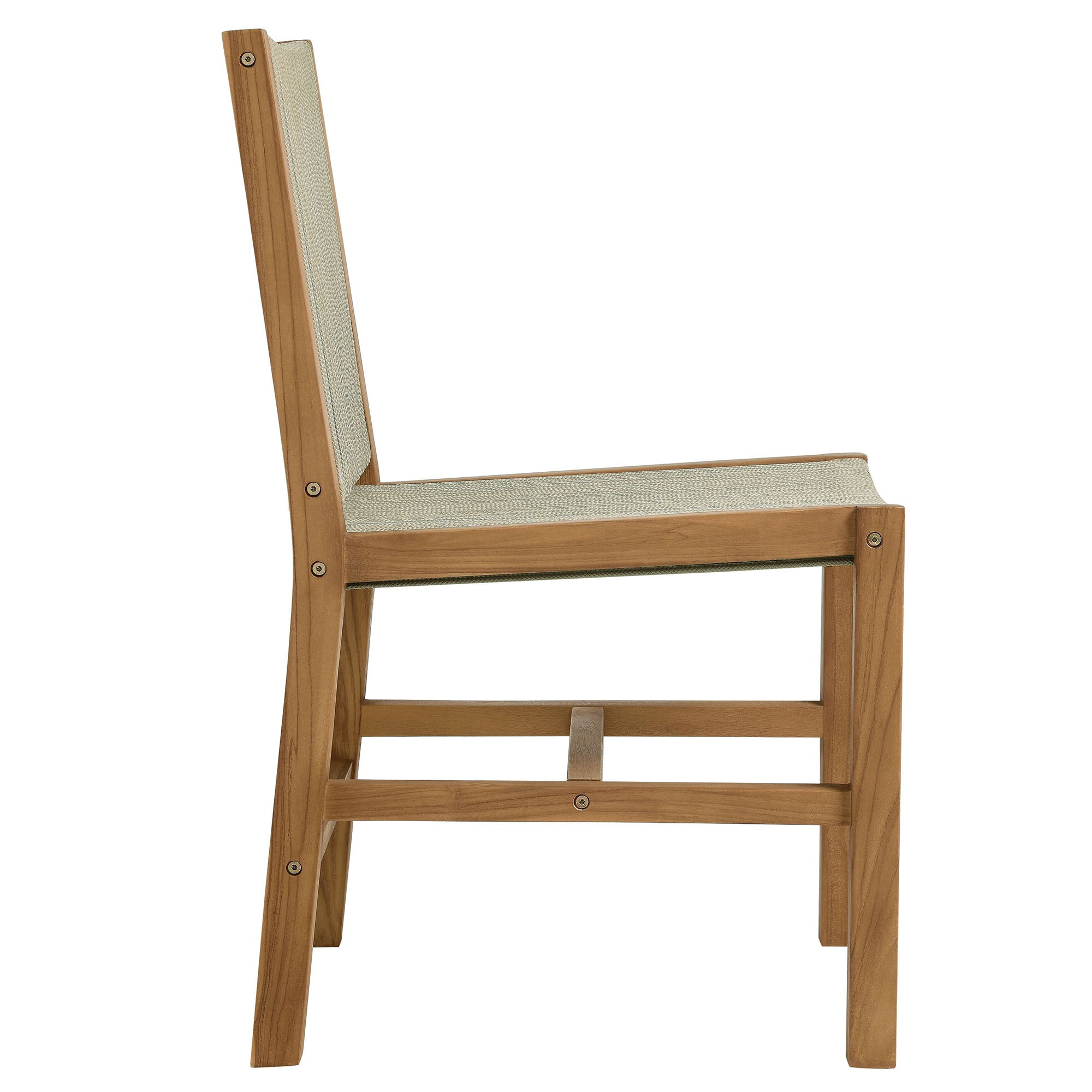 Vienna 7-Piece Outdoor Patio Teak and Rope Dining Set