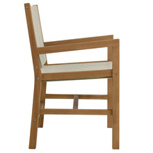 Load image into Gallery viewer, Vienna Outdoor Patio Teak and Rope Dining Armchairs Set of 2