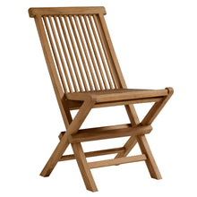 Load image into Gallery viewer, Vienna Outdoor Patio Teak Wood Folding Dining Chairs Set of 4