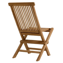 Load image into Gallery viewer, Vienna Outdoor Patio Teak Wood Folding Dining Chairs Set of 4