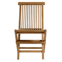 Load image into Gallery viewer, Vienna Outdoor Patio Teak Wood Folding Dining Chairs Set of 4