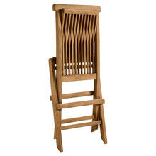 Load image into Gallery viewer, Vienna Outdoor Patio Teak Wood Folding Dining Chairs Set of 4