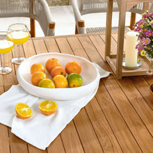 Load image into Gallery viewer, Vienna 7-Piece Outdoor Patio Teak and Rope Dining Set with Curved-Back Armchairs