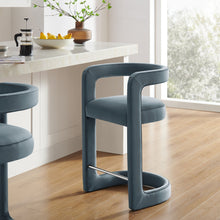 Load image into Gallery viewer, Winslow Performance Velvet Counter Stool